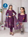 Jiana By Kaya Roman Top With Bottom Dupatta Wholesale Clothing Distributors In India